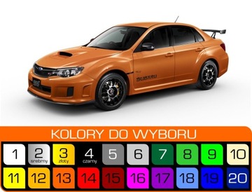 Набор наклеек SUBARU STI IMPREZA FORESTER. 2 шт.