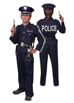 POLICJANT USA Amerykański strój 104 POLICJANTKA