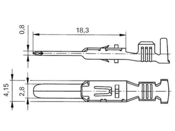 РАЗЪЕМ MALE KOSTAL 2.8 SLK MERCEDES 10 шт.