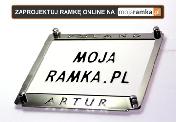 Регистрационная рамка HONDA для GOLDWING GL Inox