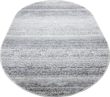 Dywan ADVENTURE 60x110 owal owalny szary stalowy