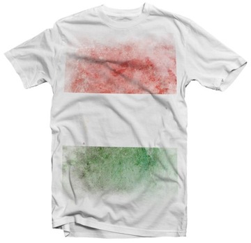 KOSZULKA T-SHIRT VINTAGE FLAGA WĘGRY ROZM XXL
