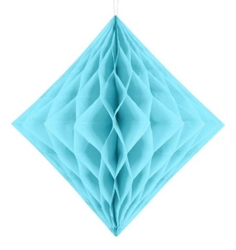 KULA BIBUŁOWA DIAMENT 30 CM URODZINY,WESELE-5336