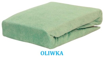 OLIWKOWE PRZEŚCIERADŁO FROTTE Z GUMKĄ 140/200