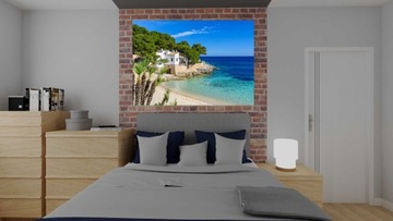 Plakat poster PLAŻA piasek morze 90x60 max wybór