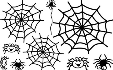 наклейки SPIDER WEBS Человек-Паук - УЗОРЫ ЦВЕТА