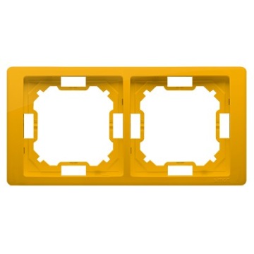 Kontakt Simon Basic Neos Ramka Podwójna 2-krotna IP44 Słoneczny BMRC2B/034