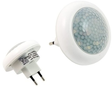 Lampa nocna LED PIR czujnik ruchu Lampka 230V