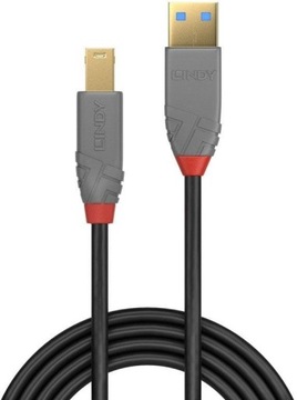 KABEL PRZEWÓD USB 3.0 A-B LINDY DO DRUKARKI 5M