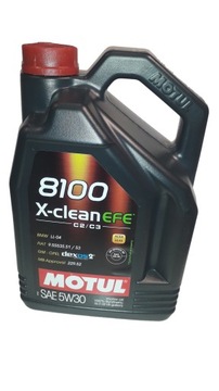 MOTUL OIL 5W30 4L X-CLEAN 8100 EFE C2/C3 / DPF / SN / 505.01 / 229.52 / LL