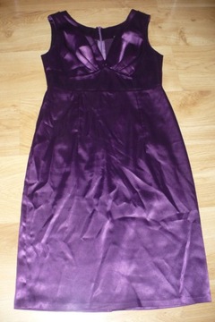 Sukienka wizytowa r. 38, fioletowa, piękna, okazja