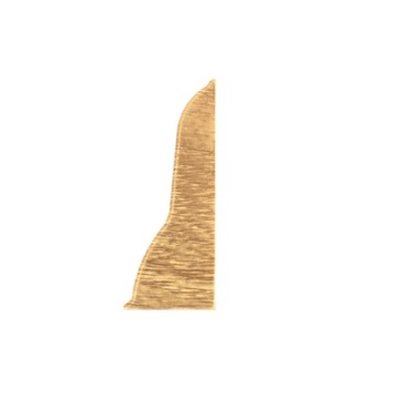 Zakończenie Prawe do Listwy 62mm PCV DĄB STARY