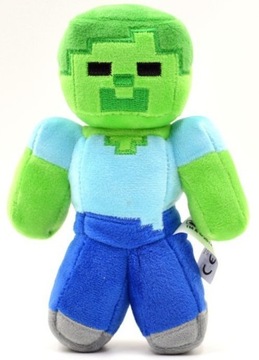 MINECRAFT ZOMBIE PLUSZAK MASKOTKA FIGURKA STEVE