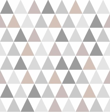 GEOMETRYCZNA TAPETA TAPETY TRÓJKĄTY NOWOCZESNA