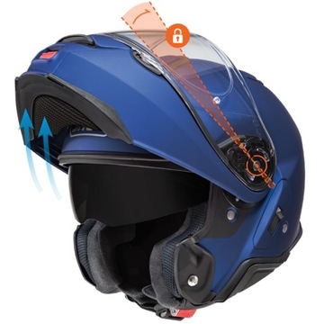 Shoei Neotec II 2 RESPECT TC-1 черный красный