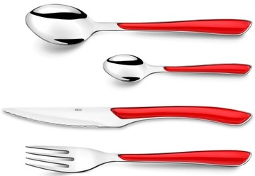 фото ориг. №2, Amefa 48 modern cutlery 2214 set eclat red 12 places stainless steel red