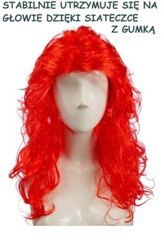 КРАСНЫЙ ПАРИК, ЗАВИВАННЫЕ ВОЛОСЫ E0126-6 EMAJ WIGS