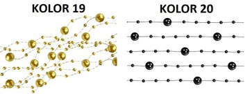 ЖЕМЧУЖНЫЕ ГИРЛЯНДЫ 1,3 М ЖЕМЧУЖНЫЕ ГИРЛЯНДЫ 20xЦВЕТ