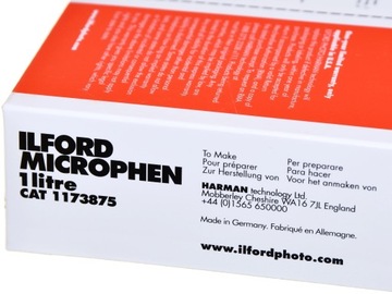 Проявитель пленки Ilford Microphen на 1 литр.