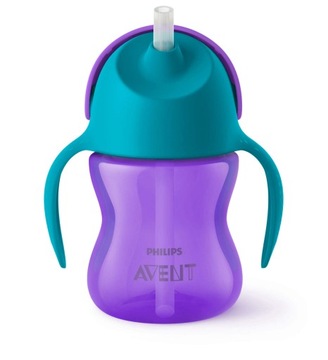 Чашка Avent Philips с трубочкой 200мл Девушка