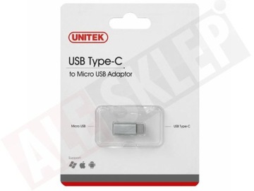 ADAPTER USB TYPC NA MICRO USB UNITEK Y-A027AGY