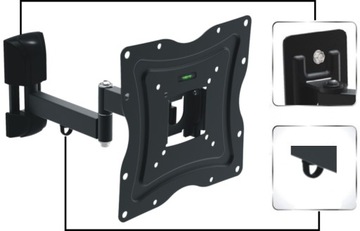 КРЕПЛЕНИЕ ДЛЯ ТЕЛЕВИЗОРА ПОВОРОТНО-НАКЛОННАЯ ПОДВЕСКА ДЛЯ ТЕЛЕВИЗОРА ДО 42 ДЮЙМОВ