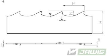 ЛЕНТОЧНАЯ ПИЛА ARMOTH STANDARD 35x1,1x4005 ROH