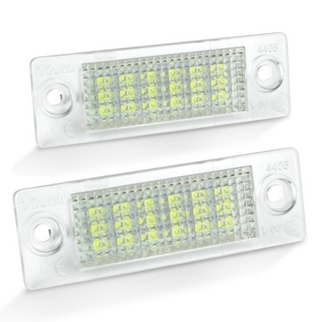 LAMPKI TABLICY REJESTRACYJNEJ LED PODŚWIETLENIE VW PASSAT B5 B6 TOURAN