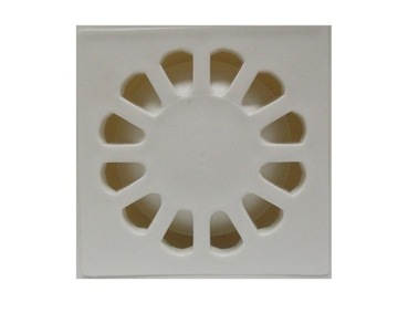 KRATKA ściekowa 10x10cm 50 ruszt plastik odpływ pionowy ik178