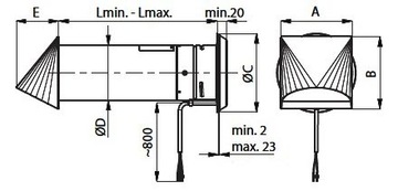 КРУГЛЫЙ ВОЗДУШНЫЙ ЦВЕТОК С НАГРЕВАТЕЛЕМ NOG110A-ML DARCO