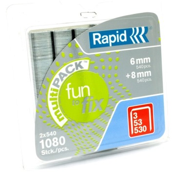 RAPID ZSZYWKI N 53 DO ZSZYWACZA 6 8 MM 1080 SZT.