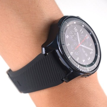 ЧЕРНЫЙ ГЛЯНЦЕВЫЙ ЧЕХОЛ ДЛЯ SAMSUNG GEAR S3 FRONTIER