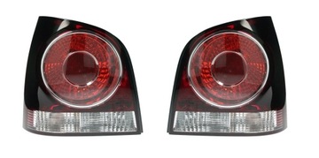 LAMPA TYLNA TYŁ VW POLO 9N 05- HB CZARNA KOMPLET