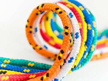 Lina Linka Żeglarska Polipropylenowa 5mm Pleciona uniwersalna CZERWONA 200m