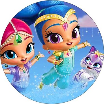 ВОЛНЫ для торта SHIMMER and SHINE, круг 20 см, толщина