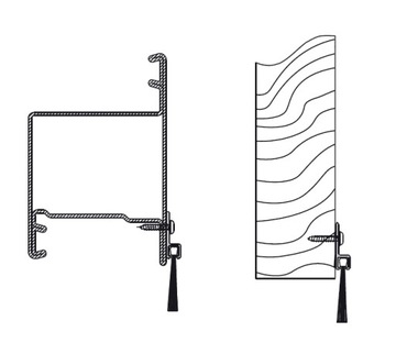 ЩЕТКА ДЛЯ УПЛОТНЕНИЯ ДВЕРЕЙ PROFIX H=25мм L=2м