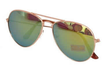 OKULARY LUSTRZANKI AVIATOR PILOTKI LUSTRA