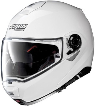 Kask szczękowy NOLAN N100-5 CLASSIC N-COM 05 biały połysk XXL turystyczny