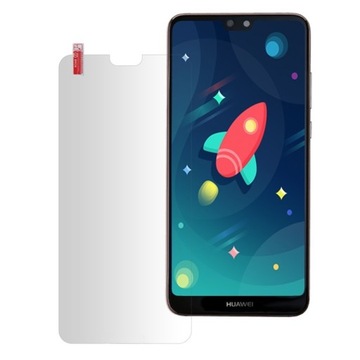 Тонкий ПРОЗРАЧНЫЙ КОРПУС + стекло 9H для Huawei P20 Lite