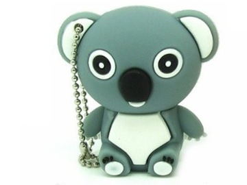 PENDRIVE USB 64 GB MIŚ KOALA SZARY MISIEK WYS W 24