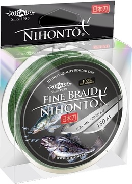 PLECIONKA NIHONTO FINE 0,16mm 150m GREEN MIKADO