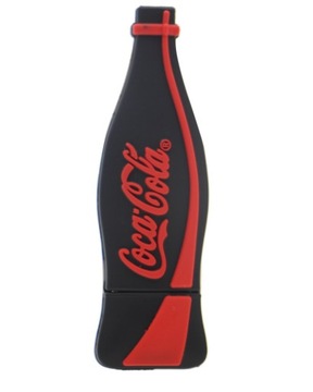 ФЛАНЕК-накопитель 64 ГБ USB-БУТЫЛКА COCA COLA ЧЕРНЫЙ