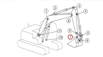 ВТУЛКА ВЫХОДА КОВША, KOMATSU PC200 2057072130