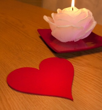 фото ориг. №2, Gasket felt under glass heart st. valentine's day!