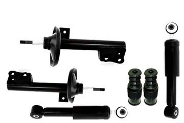 4x AMORTYZATORY GUMY P+T MERCEDES A-KLASA W168 97-