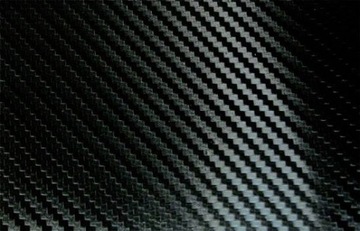 FOLIA CARBON 3D CZARNA GRUBA 150X50 NOWOŚĆ HIT