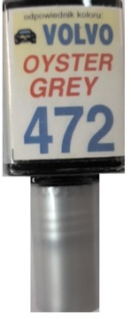 VOLVO 472 OYSTER GREY LAKIER SAMOCHODOWY ZAPRAWKA DO RYS 10 ML ARASYSTEM