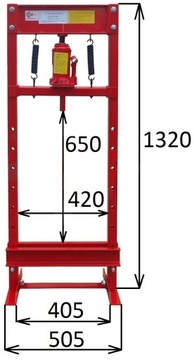 ГИДРАВЛИЧЕСКИЙ ПРЕСС 12 ТОНН 12Т - МАСТЕРСКАЯ