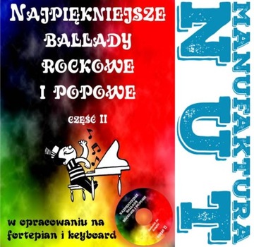 NUTY NA PIANINO + CD - PRZEBOJE ROCK POP JAZZ cz.2