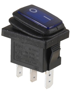 WŁĄCZNIK PRZEŁĄCZNIK HERMETYCZNY 12V IP65 BLUE PH3